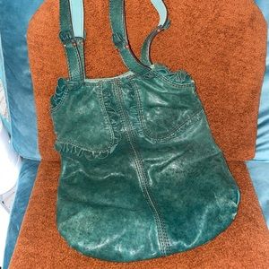 LUCKY BRAND Green Teal Shoulder Strap Purse